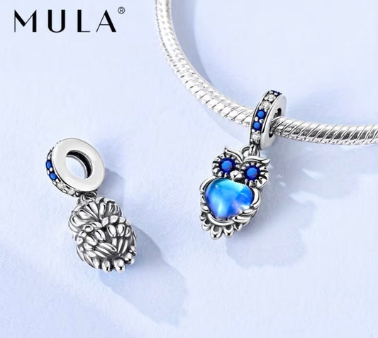 « Coffret Charme Mula Bleu: 24 Styles, Argent & Cristaux Éclatants »