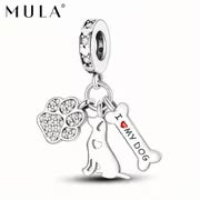 Coffret Breloques Mula Animaux - Argent Sterling 925 Compatible Pandora