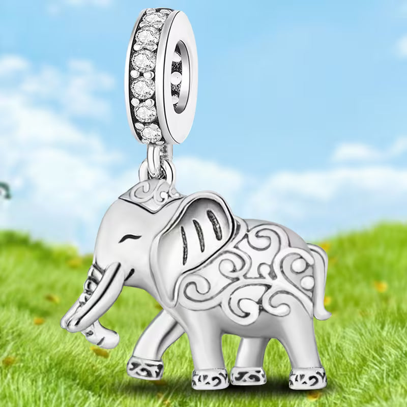 Coffret Breloques Mula Animaux - Argent Sterling 925 Compatible Pandora