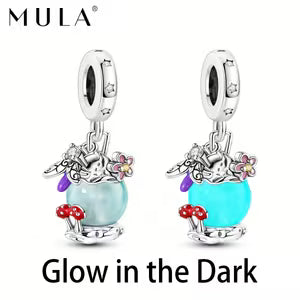 Coffret Breloques Mula Animaux - Argent Sterling 925 Compatible Pandora