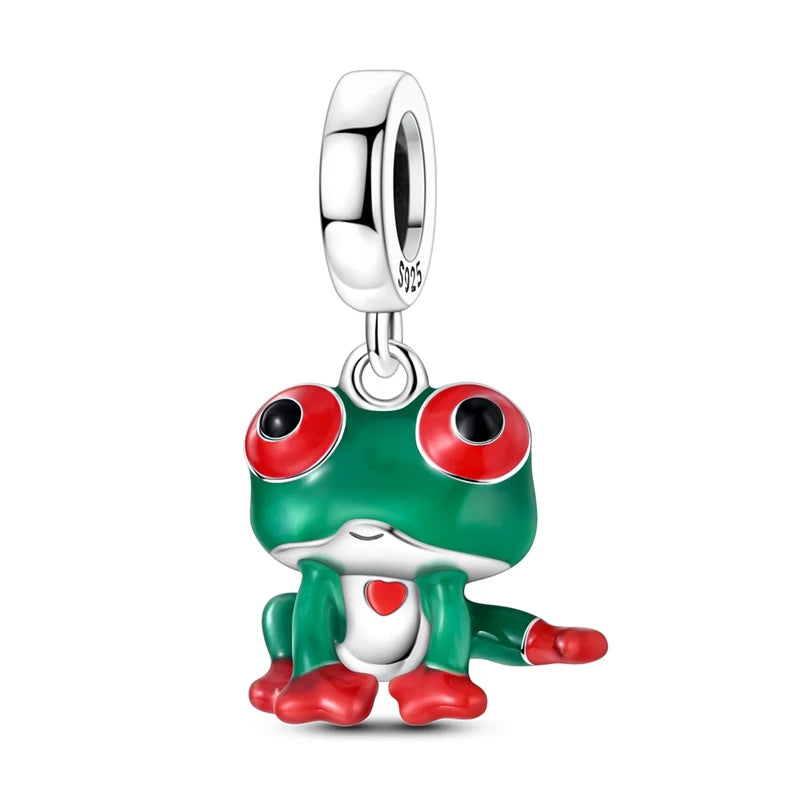 Breloque Trèfle Vert Porte-Bonheur - Argent Sterling 925 - Compatible Bracelet MULA