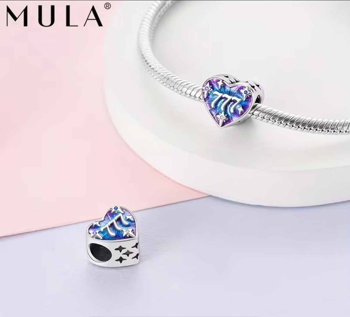 « Coffret Charme Mula Bleu: 24 Styles, Argent & Cristaux Éclatants »