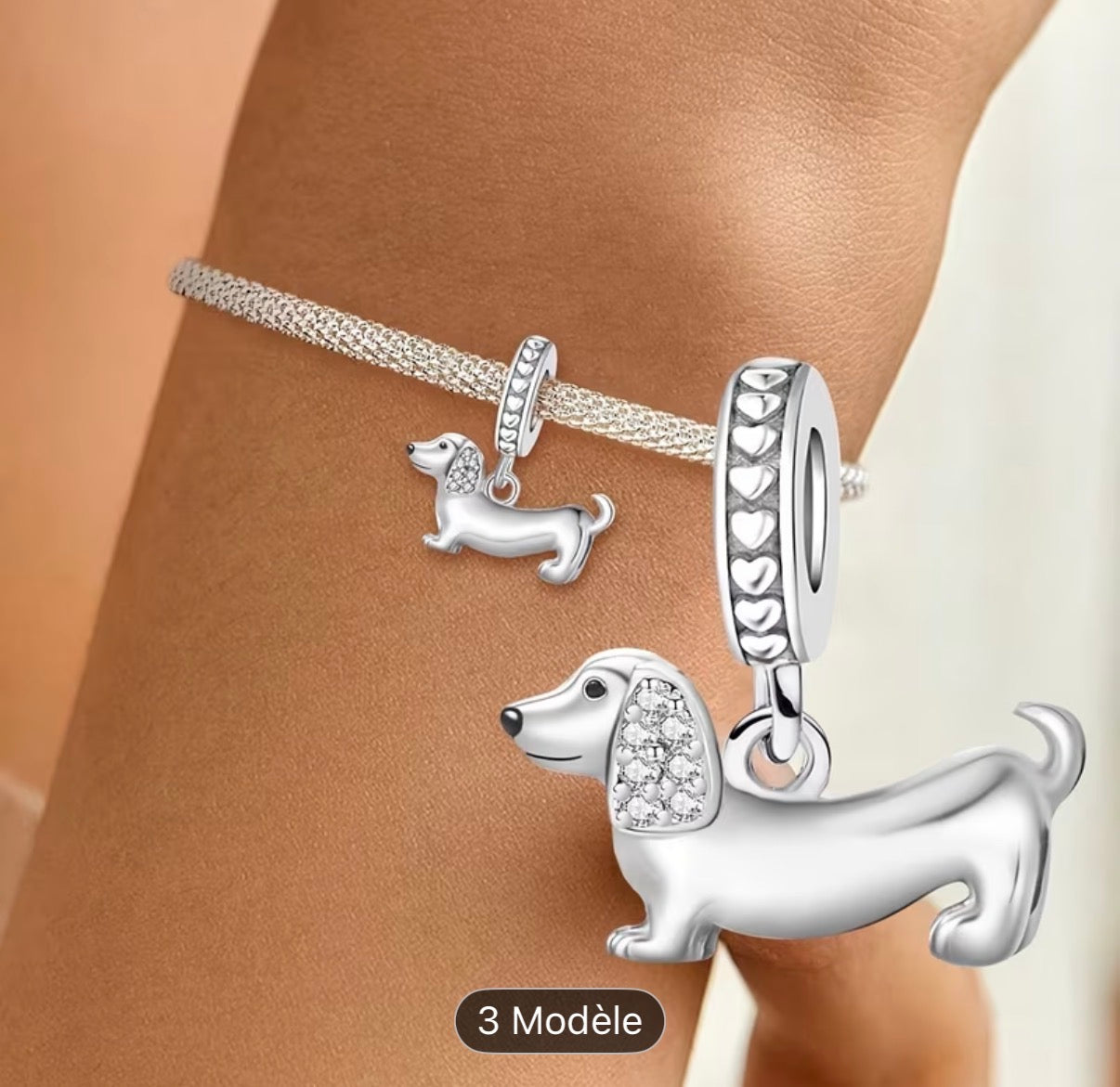 Coffret Breloques Mula Animaux - Argent Sterling 925 Compatible Pandora