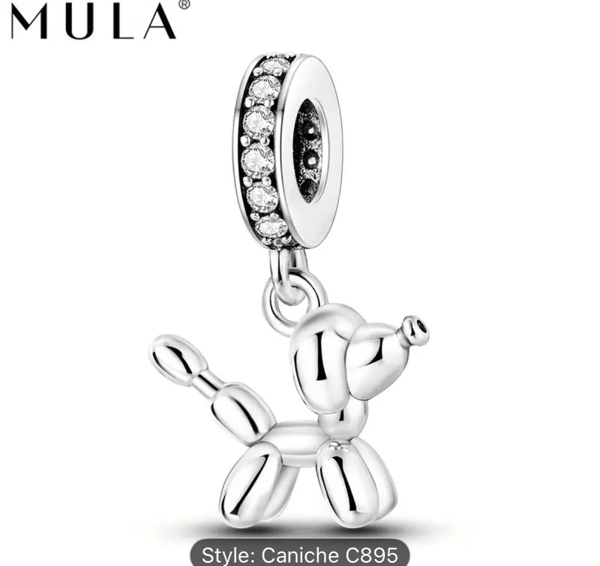 Coffret Breloques Mula Animaux - Argent Sterling 925 Compatible Pandora