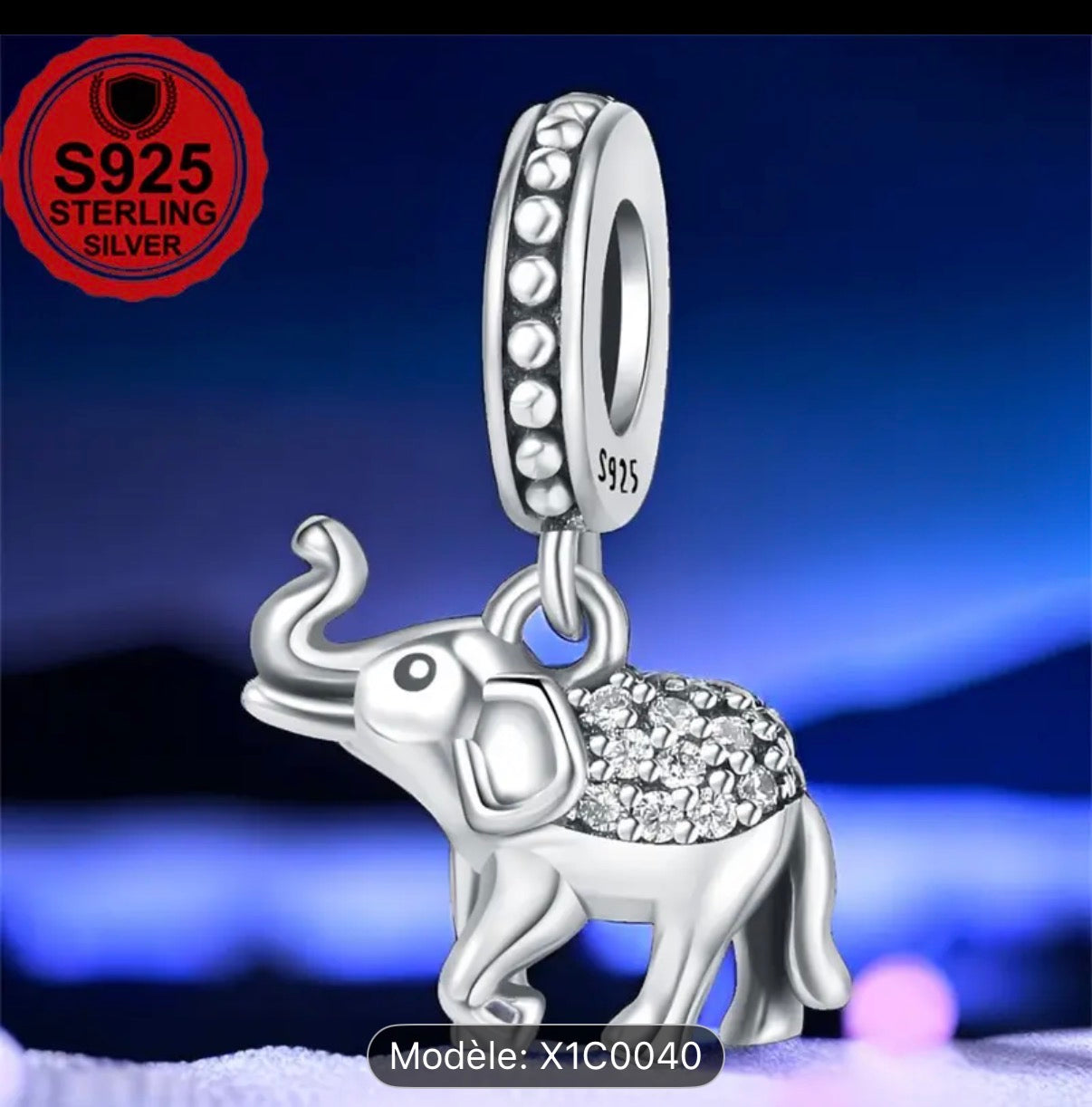 Coffret Breloques Mula Animaux - Argent Sterling 925 Compatible Pandora