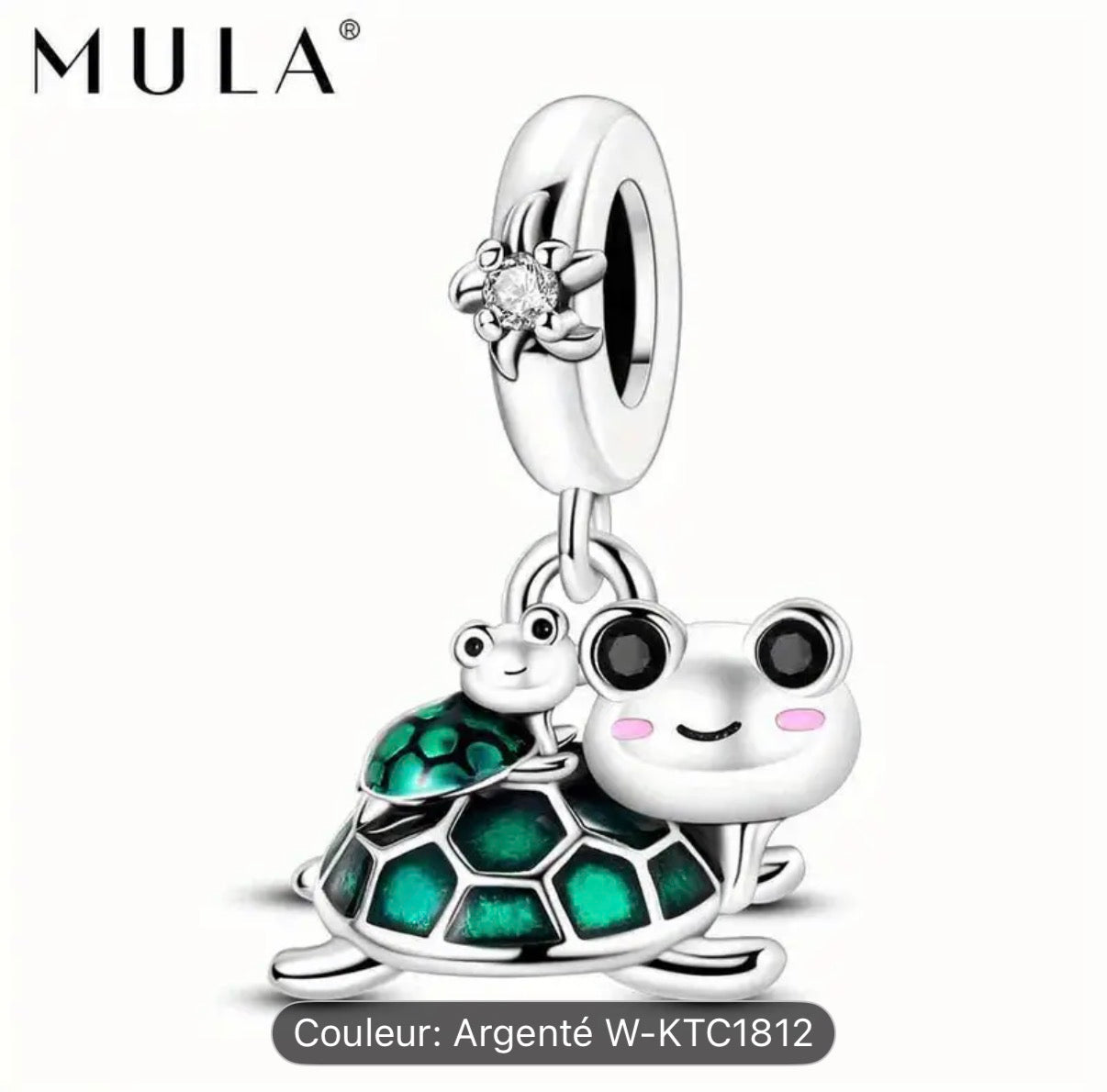 Coffret Breloques Mula Animaux - Argent Sterling 925 Compatible Pandora