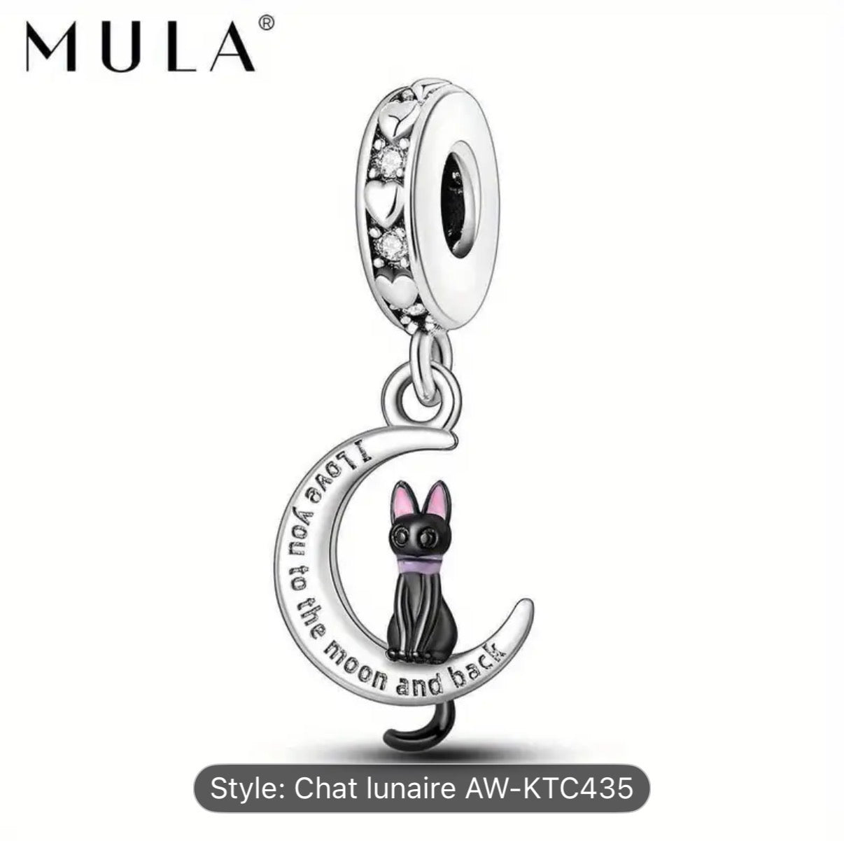 Coffret Breloques Mula Animaux - Argent Sterling 925 Compatible Pandora