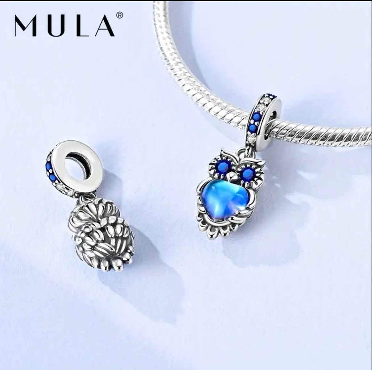 Coffret Breloques Mula Animaux - Argent Sterling 925 Compatible Pandora